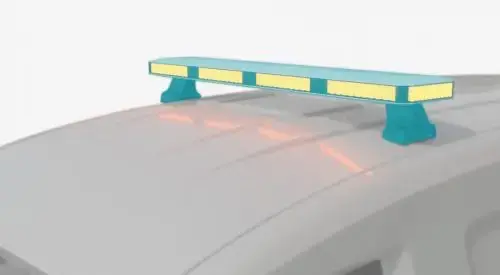 LED-bar på tak
